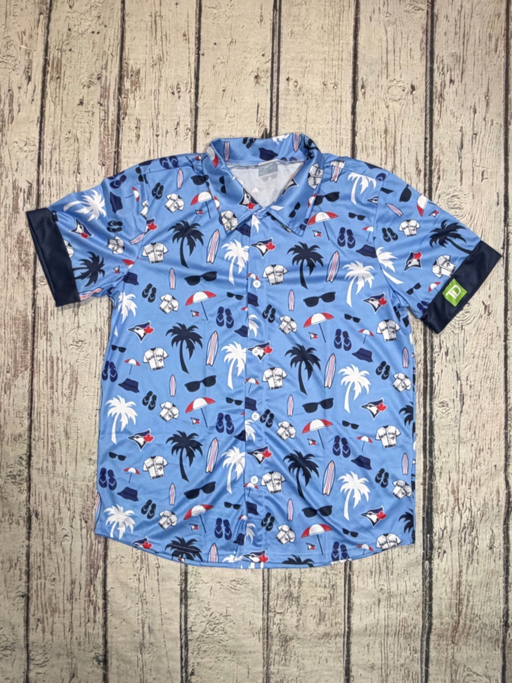 MLB Toronto Blue Jays Spring Training Men 2024 SGA Button Down Hawaii